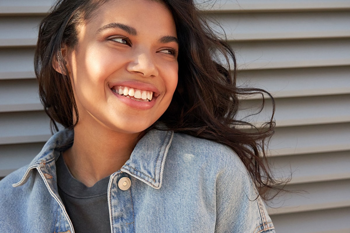 girl smiling